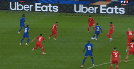 科曼, 场破门 科曼, 场破门